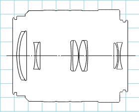 Canon EF80-200mm f/4.5-5.6 II telephoto zoom lens block diagram